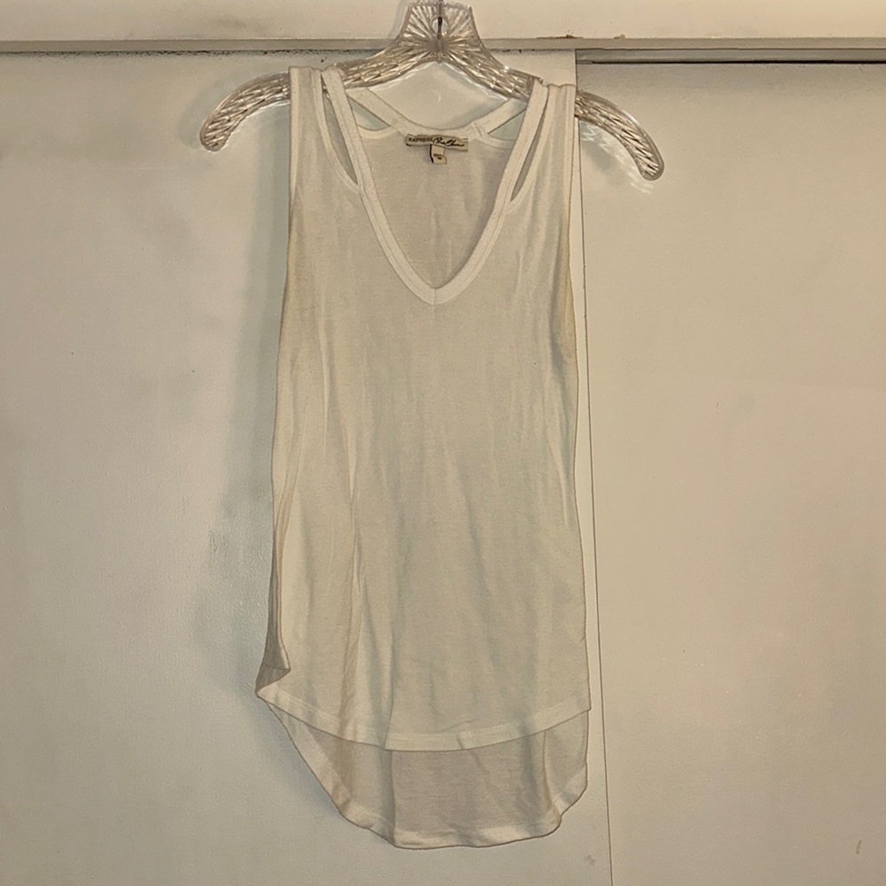White Sleeveless Top